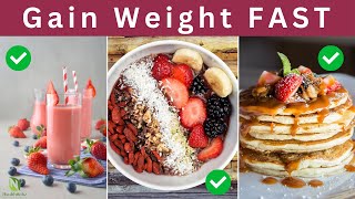 Gain Weight FAST With These Surprising Breakfast Foods [upl. by Abehshtab]