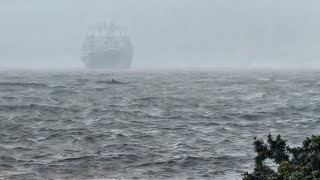 Navio gigante chegando no Rio Itajaí 10102024 [upl. by Leon]