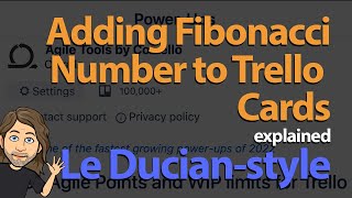 Activating Trello Fibonacci Numbers Story Points Tutorial [upl. by Cupo]