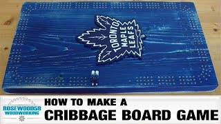 How To Make A Cribbage Board Game [upl. by Mansfield]