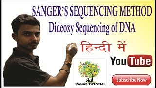 Sanger Sequencing Method dideoxy sequencing of DNAHow Sanger sequencing of DNA sequencing [upl. by Raphaela]