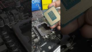 CPU installation intel core i7 12700 shorts viralvideo cpu [upl. by Brahear]