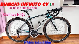 BianchiInfinito CV  Xách tay Nhật  Fullcacbon chưa tới 7kg Liên hệ 0919772622 [upl. by Ardisj]