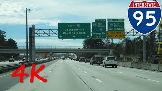 ⁴ᴷ Interstate 95 Metro Jacksonville FL southbound 4K VIDEO [upl. by Kellyn457]