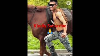 Check out cool horse riding skills  please Subscribe 🙏 [upl. by Yllut803]