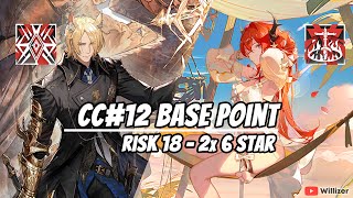 Arknights CC12 Base Point Risk 18 [upl. by Hachmin]