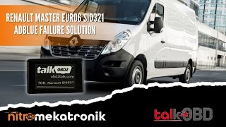 RENAULT Master Euro 6 SID321 Adblue Error Solution [upl. by Celestia]