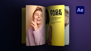 Page Flip Animation  After Effects Tutorial [upl. by Gabey97]