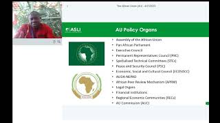 Structure of the African Union AU [upl. by Zoa]