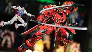 GIANT METAL BUILD MECHA SAMURAI  Moshow Toys Takeda Shingen [upl. by Namra]