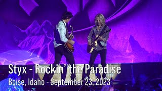 Styx in Concert  Rockin the Paradise  September 23 2023  Boise Idaho [upl. by Hartmann213]