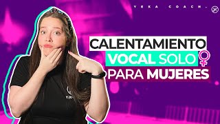 EJERCICIOS DE CALENTAMIENTO VOCAL PARA MUJERES  EJERCICIOS DE VOCALIZACIÓN PARA CANTAR BIEN [upl. by Patrick]