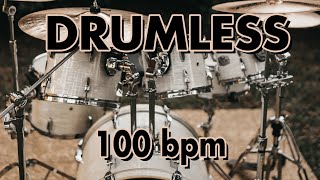 Drumless Practice Backing Track without Drums  Melodic Rock 100 bpm [upl. by Octavie]