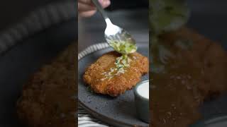 Who does not love a crispy breaded chicken schnitzel [upl. by Osmen]