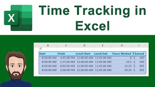 How to Calculate Hours Worked in Excel [upl. by Edyaj]