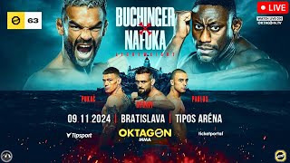 OKTAGON 63 Buchinger vs Nafuka  LIVE STREAM  MMA FIGHNT COMPANION  Slovakia  FULL CARD [upl. by Koziarz463]