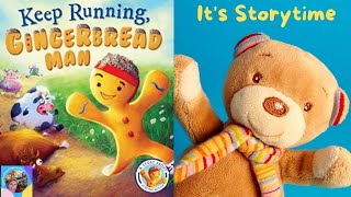 💜Kids Read Aloud Books KEEP RUNNING GINGERBREAD MAN  A Story About Keeping Active by Steve Smallman [upl. by Woodley]