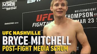 UFC Nashville Bryce Mitchell Hopes To Resolve Jerry Springer Sht Back Home After Moffett Win [upl. by Aicirtan]