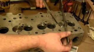 Land Rover Diesel Engines  Measuring Valve Stand Down on Cylinder Head Valves [upl. by Sikorski255]