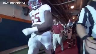 Alabama entrance BCS national championship Alabama vs Notre Dame [upl. by Ellegna320]