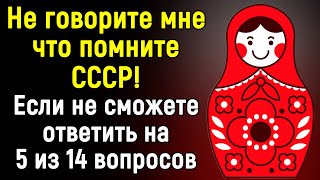 Советский СЛОЖНЫЙ Тест Для Ценителей СССР  14 вопросов  Эпоха Мысли [upl. by Bibbie]