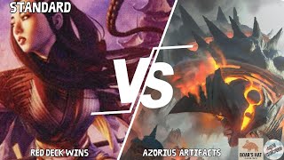 Red Deck Wins VS Azorius Artifacts MTG Standard [upl. by Fonsie]