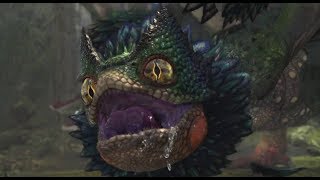 Monster Hunter World  Hunting a PukeiPukei Farming for Poison Sacs [upl. by Ahsiket]