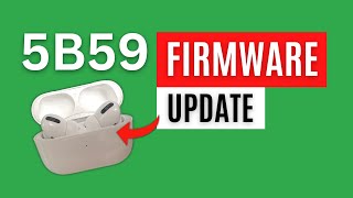 Did Your AirPods Update QUICK 5B59 Firmware Tutorial [upl. by Elenahc868]