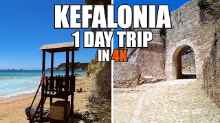 Kefalonia Greece  1 DAY TRIP  Agios Georgios Castle amp Avithos Beach [upl. by Colon80]