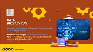 Webinaire  Protection des données personnelles et Fintech  enjeux et défis de conformité [upl. by Lleoj]