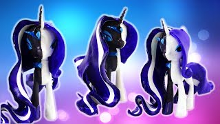 Nightmare Rarity and Rarity Split Pony Transformation  My Little Pony Custom Tutorial [upl. by Riana]