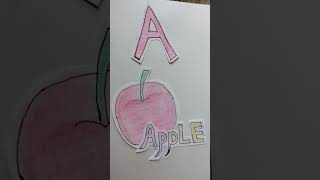 A for Apple 🍎🍏🍎handwriting shorts [upl. by Fitzhugh41]