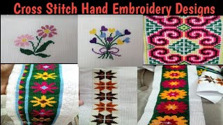 Cross Stitch Hand Embroidery DesignsCross Stitch Design cookncraftainment [upl. by Elazaro]