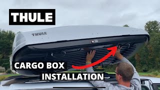 How to Install a THULE Cargo Box [upl. by Garlan756]