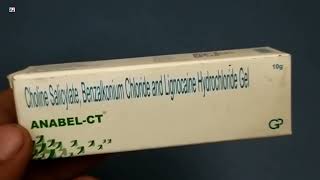 AnabelCT Gel  Choline Salicylate Benzalkonium Chloride and Lignocaine Hydrochloride Gel  Anabel [upl. by Ondine818]