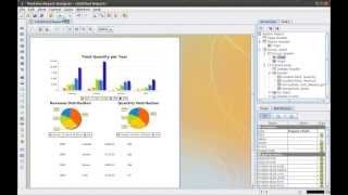 Creating reports with Pentaho Report Designer  Part 7 Adding Charts [upl. by Ward406]