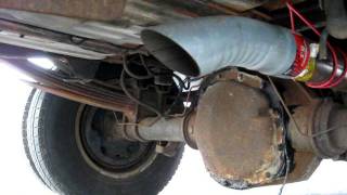 94 F350 CrewCab 3 inch straight pipe 460 FM9406 [upl. by Blight228]