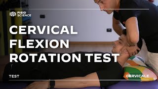 Cervical Flexion Rotation Test  Test per Cefalea Cervicogenica [upl. by Rorie]