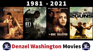 Denzel Washington filmography 19812021 [upl. by Odlanier]