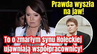 Prawda wyszła na jaw Tak o zmarłym synu Danuty Holeckiej mówią jego współpracownicy [upl. by Nakre]