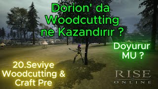 Woodcutting Dorion da Ne KAZANDIRIR   20Seviye Woodcutting ve Craft Premium ile riseonline [upl. by Whitcomb]