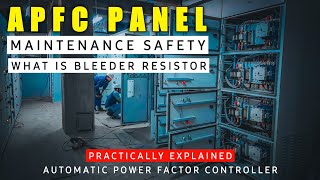 🔰APFC Panel Maintenance Safety  What is Bleeder Resistor  Capacitor Bank Safety [upl. by Atekihs51]