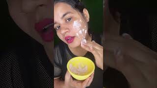 face glowing skin try 2 step in homeremedy skincare skincareroutine homeremedies glowingskin [upl. by Notned]