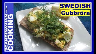 Swedish Egg and Anchovy Salad on Crispbread Recipe 🍋 [upl. by Goran]