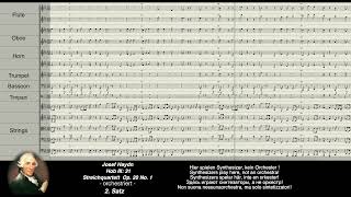 Haydn Digital Streichquartett Nr 31 Hob III opus 20 Nr 1  orchestriert [upl. by Bringhurst]