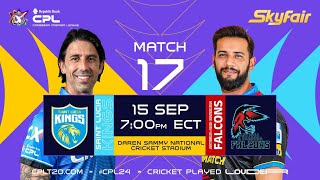 LIVE  St Lucia Kings vs Antigua amp Barbuda Falcons  CPL 2024 [upl. by Ihteerp]