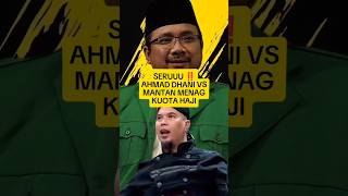 Ahmad Dhani vs Mantan Menag Kuota Haji🤭 shorts [upl. by Burg130]