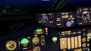 FS2004 B747200 CockpitView cruzing GPWS test [upl. by Glenna]