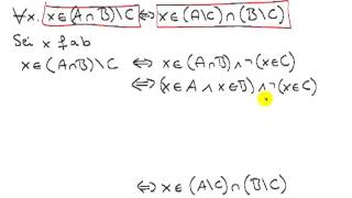 Beweis einer Mengengleichheit Beispiel 2 [upl. by Odlamur]