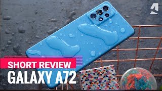 Samsung Galaxy A72 short review shorts [upl. by Meluhs]